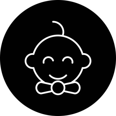 Bebeğim. Web simgesi basit tasarım 