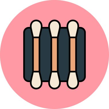 Pamuk Bud web simgesi, basit vektör illüstrasyonu