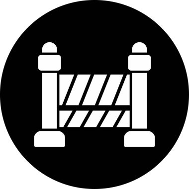 trafik işareti simge vektör çizim 