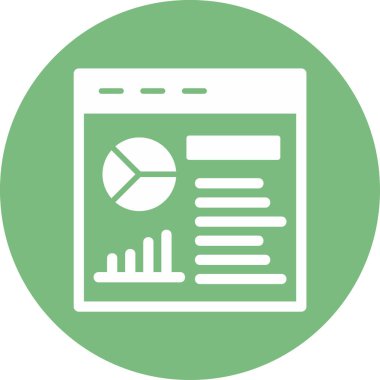 ticari grafik vektör simgesi