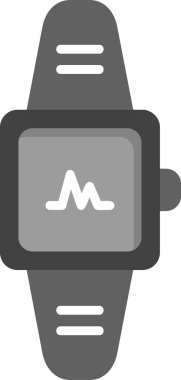 smartwatch simgesi, vektör illüstrasyonu basit tasarım