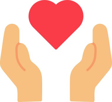 Seni seviyorum ikon vektör çizimi