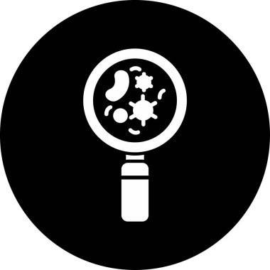 Basit vektör simgesi, mikropların çizimi