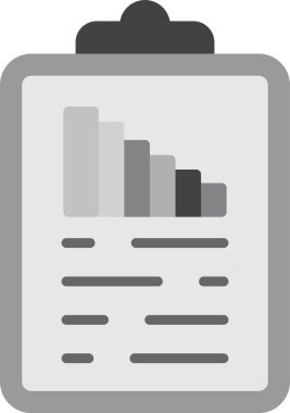  Tıbbi raporlu pano, basit çizgi çizimi