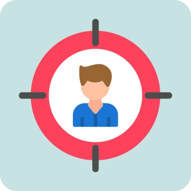 Çekim. Web simgesi basit illüstrasyon