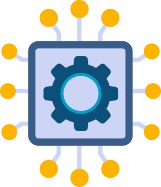 Dijital simge. Web tasarımı için özet çizim vektörü