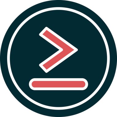 Simge simgesinden daha büyük, vektör illüstrasyonu basit tasarım