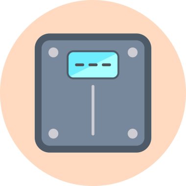 Basit ölçek. Web simgesi basit illüstrasyon