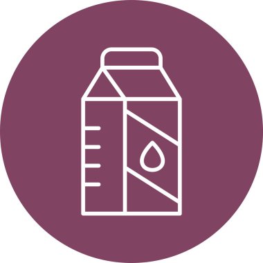 süt ağı ikonu vektör illüstrasyonu 