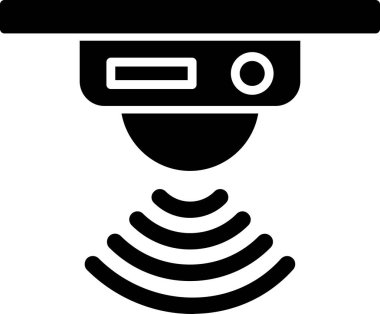 motion sensor web  icon, vector illustration