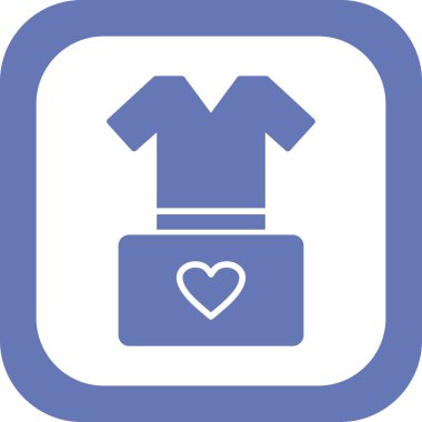 giysi simgesinin vektör illüstrasyonu 