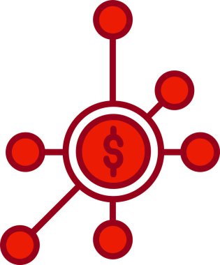 Basit çeşitlendirme düz vektör simgesi