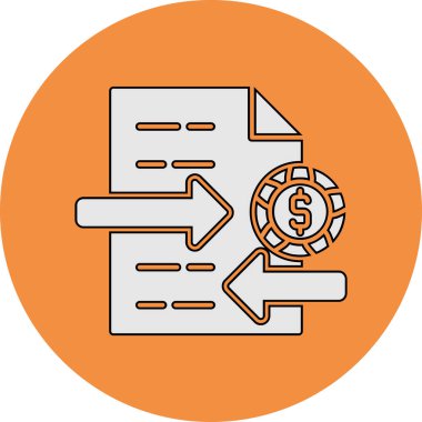 Basit Aktarım simgesi vektör çizimi