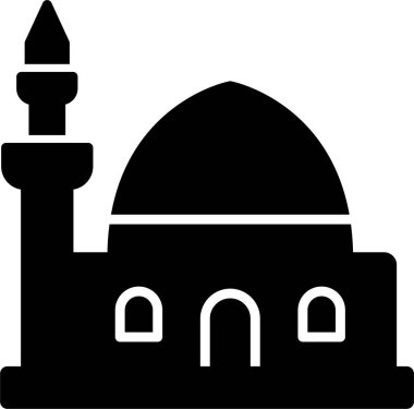 Cami inşaatının temel doğrusal görüntüsü