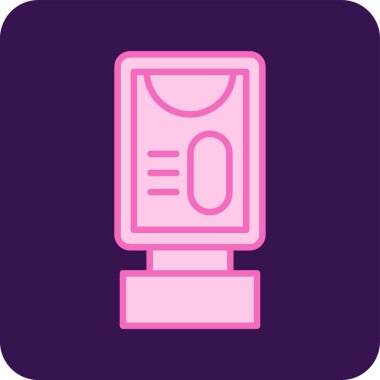 Açık hava reklam afişi Mupi 'nin temel vektör görüntüsü 