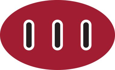 Fırın web simgesi vektör illüstrasyonu