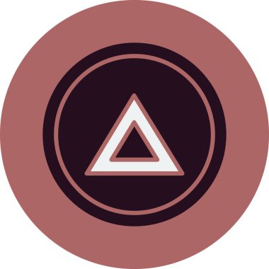 - Delta. Web simgesi basit illüstrasyon