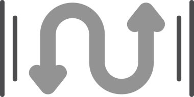 Basit oklar. Web simgesi illüstrasyonu