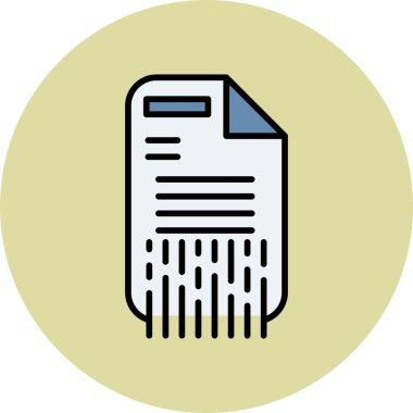 Parçalamak. Web simgesi basit illüstrasyon