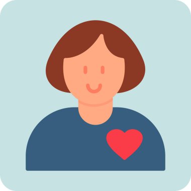 Gönüllü simgesinin vektör çizimi