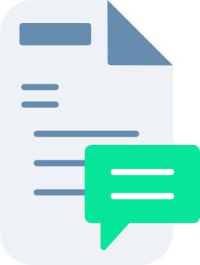 Web uygulamaları için bir iletişim sembolünün soyut vektör tasarımı.