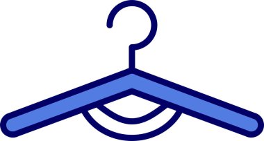 askı simgesi, vektör illüstrasyonu basit tasarım