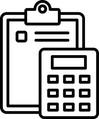 Pano simgesi, vektör illüstrasyonu basit tasarım