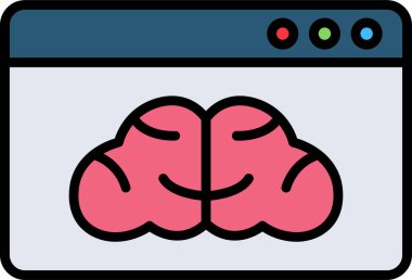 Ağ. Web simgesi basit illüstrasyon