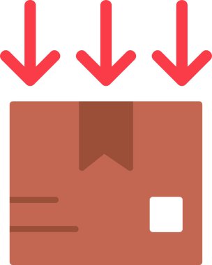 paket web simgesi vektör illüstrasyonu