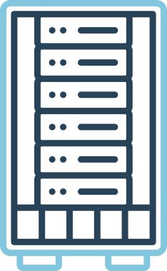 ağ paylaşım sunucu vektör illüstrasyonu