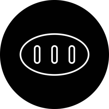 Fırın web simgesi vektör illüstrasyonu