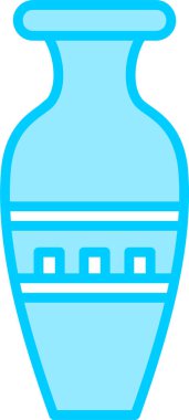 Vazo. Web simgesi basit illüstrasyon