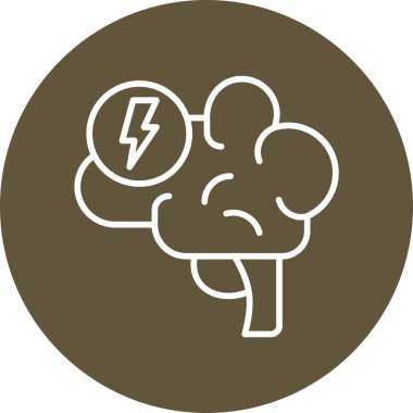 Stres web simgesi vektör illüstrasyonu