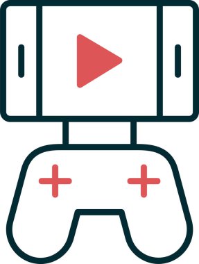 oyun simgesi vektör çizimi