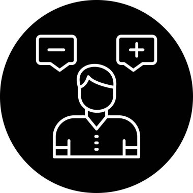 Fizibilite. Web simgesi vektör illüstrasyonu