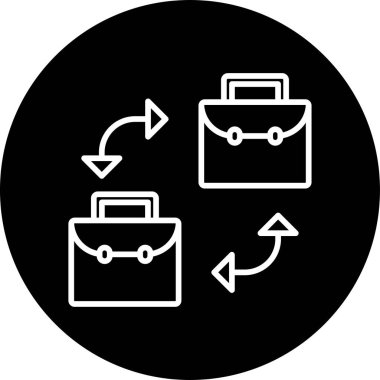 Beyaz Arkaplanda B2B Vektör Simgesi İzole Edildi  