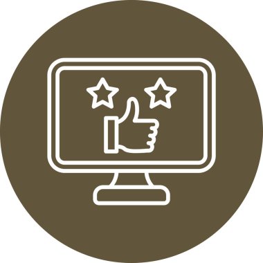 good review web icon vector illustration