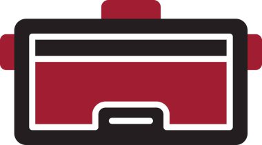 Gözlükler. Web simgesi basit illüstrasyon 