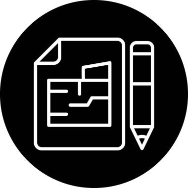 Beyaz arkaplanda yerleşim simgesi izole edildi 