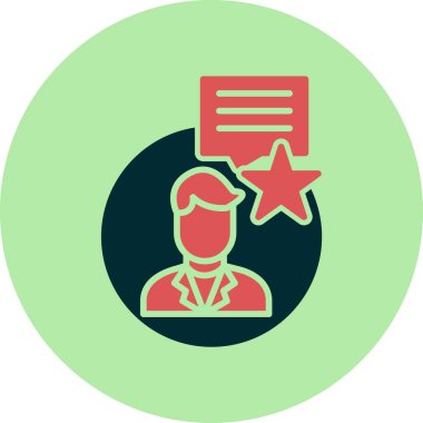 Müşteri hizmet vektör satırı simgesi