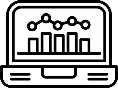 vector illustration of Analysis modern icon