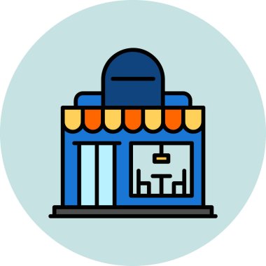 cafe web simgesi vektör illüstrasyonu