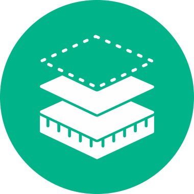 Katman modern simgesinin vektör illüstrasyonu