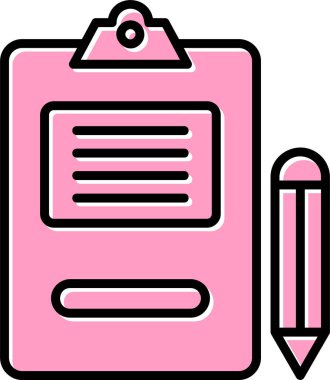 Gündem. Web simgesi basit illüstrasyon