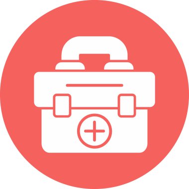 İlk yardım kiti vektör illüstrasyonu