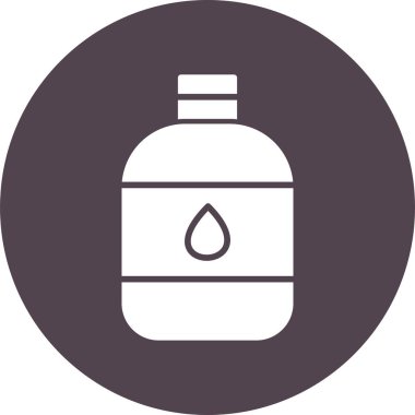 Zam Zam Simge Tasarımı Beyaz Arkaplanda İzole Edildi