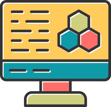 Kan Hücresi Web ikonu vektör çizimi