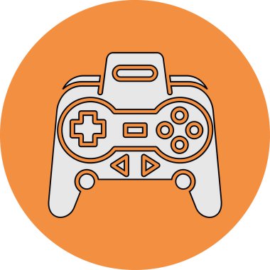 Oyun Denetleyici Web simgesi, vektör illüstrasyonu