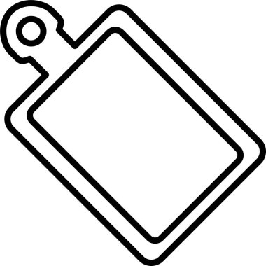 Kesme tahtası. vektör simgesi modern simgesi