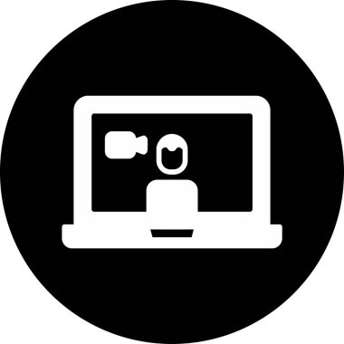 Basit simgeyi karşılama vektör illüstrasyonu